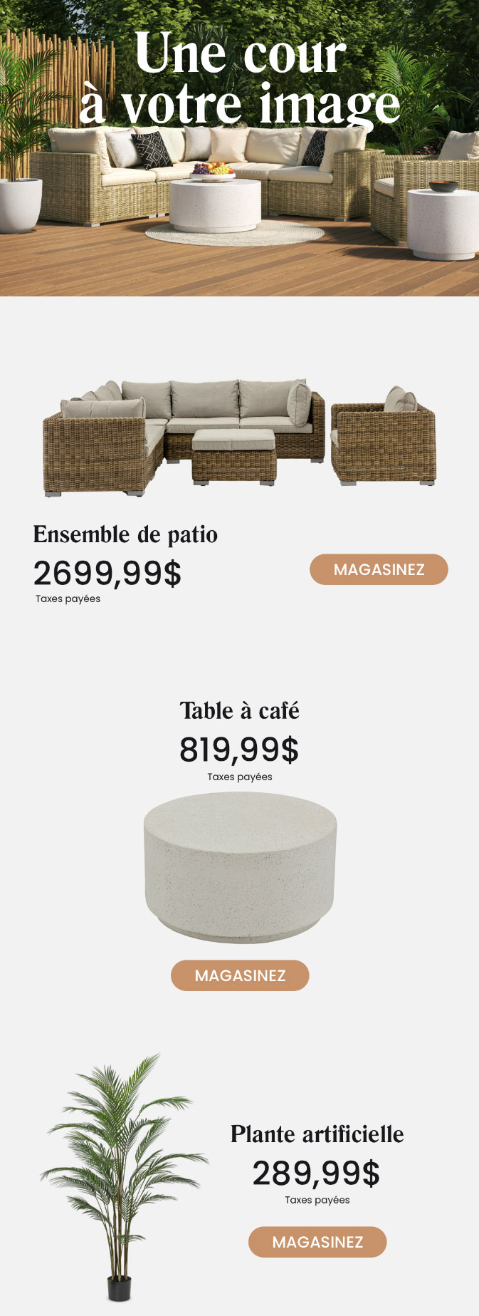 Les Meubles Parfaits pour votre Maison