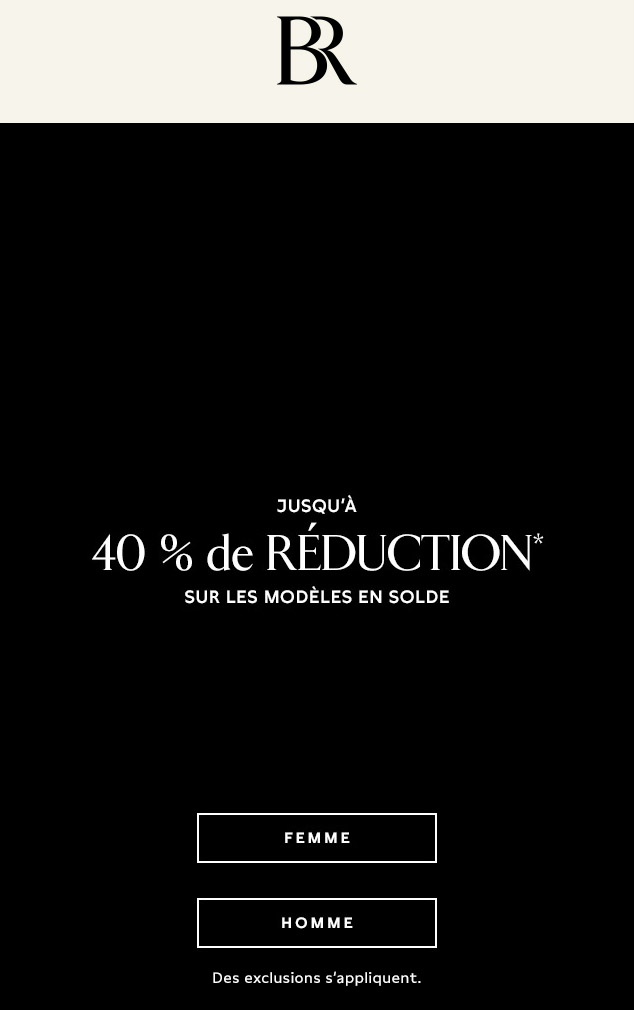 Jusqu’à 40 % de Réduction sur les Modèles en Solde : une Offre à ne pas manquer