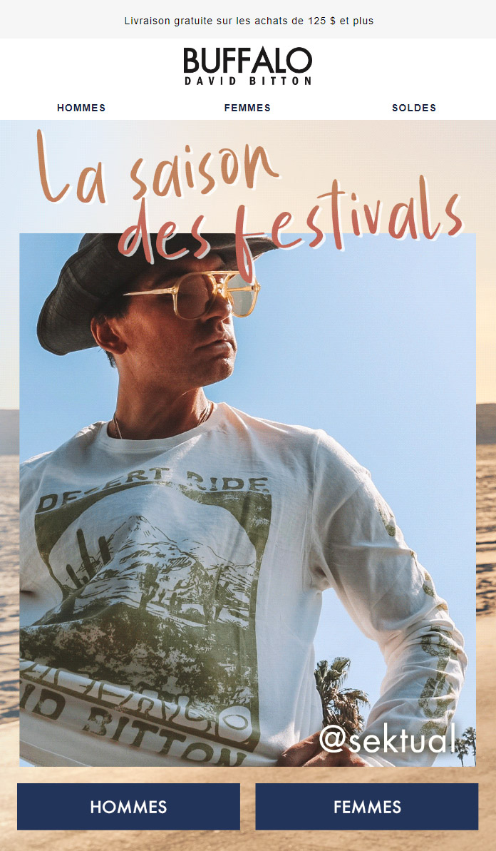 Jeans, Shorts et T-shirts jusqu'à -40 %