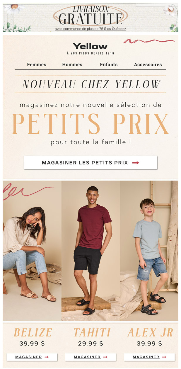 Nouvelle Section de Petits Prix pour toute la Famille !