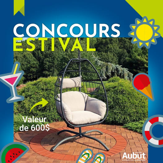 Concours Gagnez une chaise de hamac/patio!