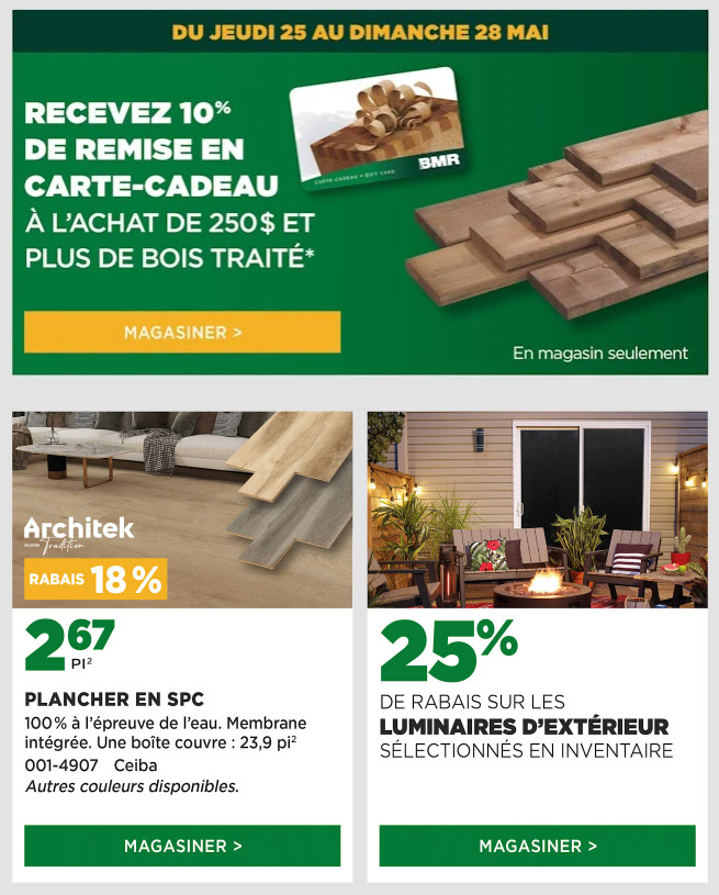 Le Bonheur est dans le Jardin ! Nouveaux Rabais!