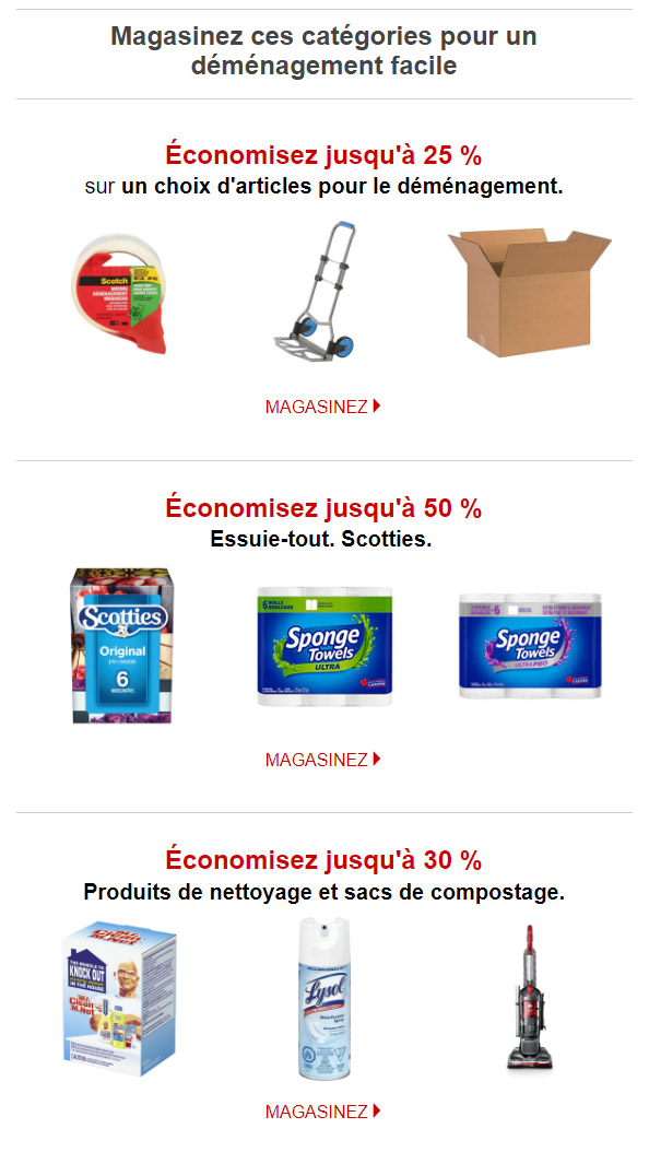 De Grosses Économies pour votre Gros Déménagement