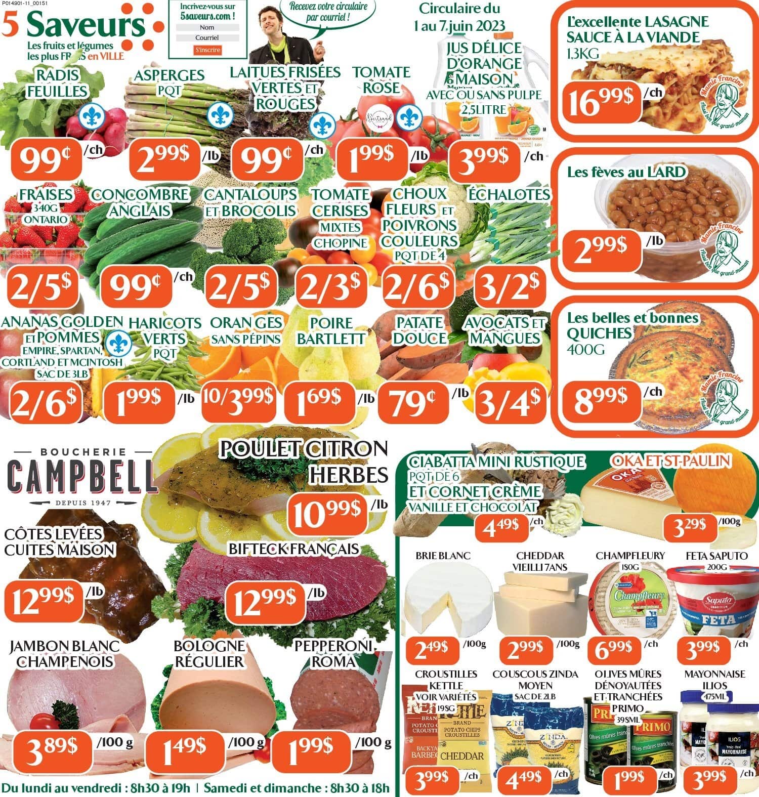 Circulaire Marché Le 5 Saveurs - Page 1