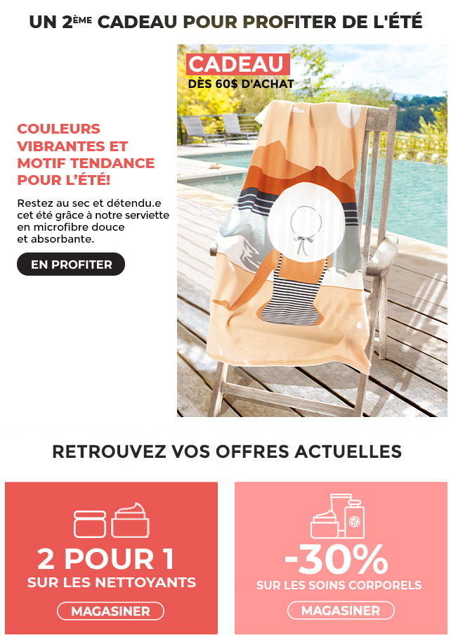Un Cadeau Surprise, vous l'avez bien mérité!