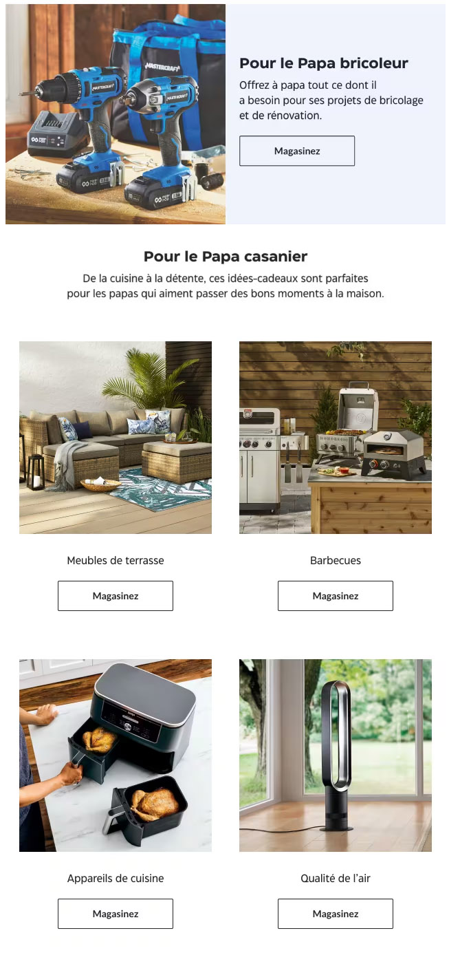 La Fête des Pères s’en vient
