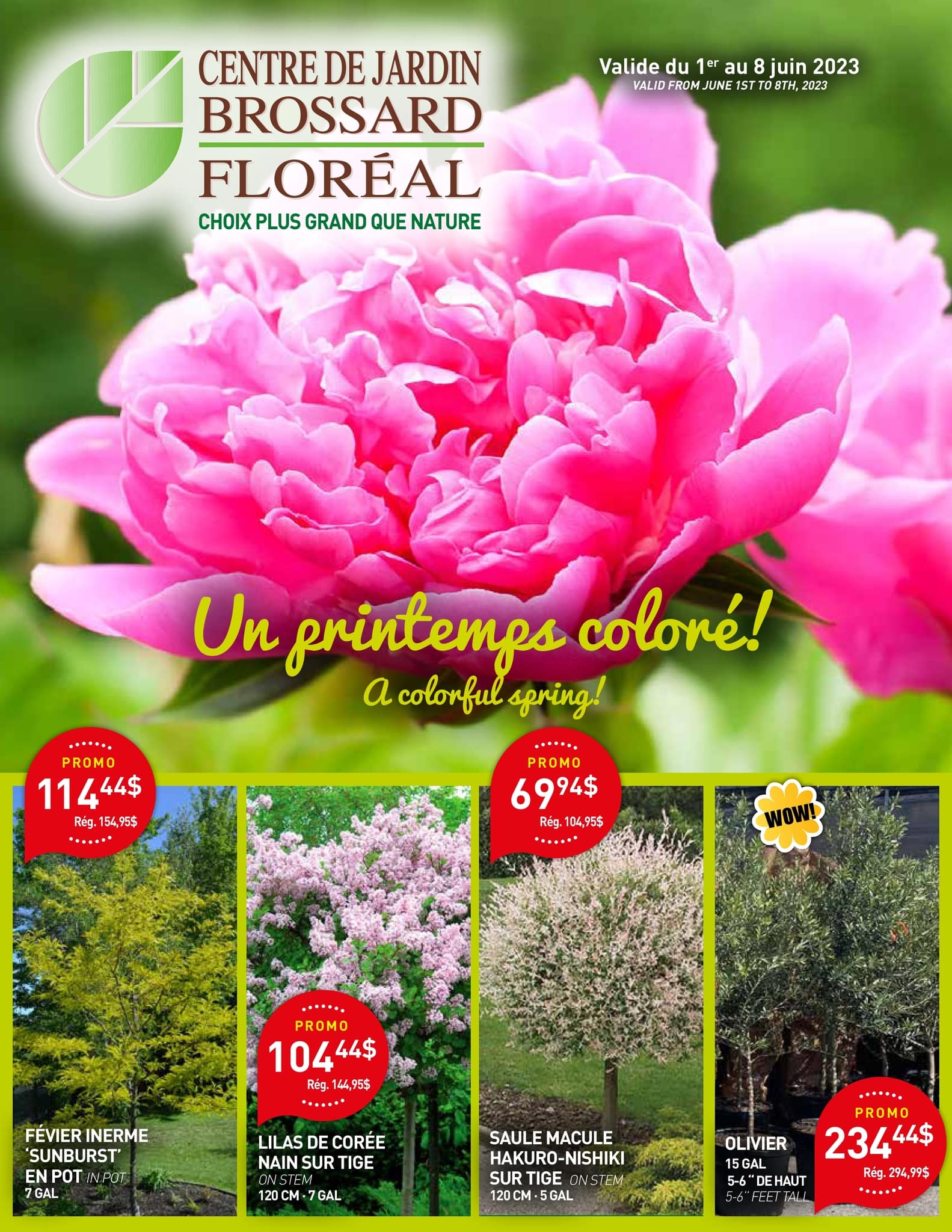 Circulaire Centre de Jardin Floréal - Page 1