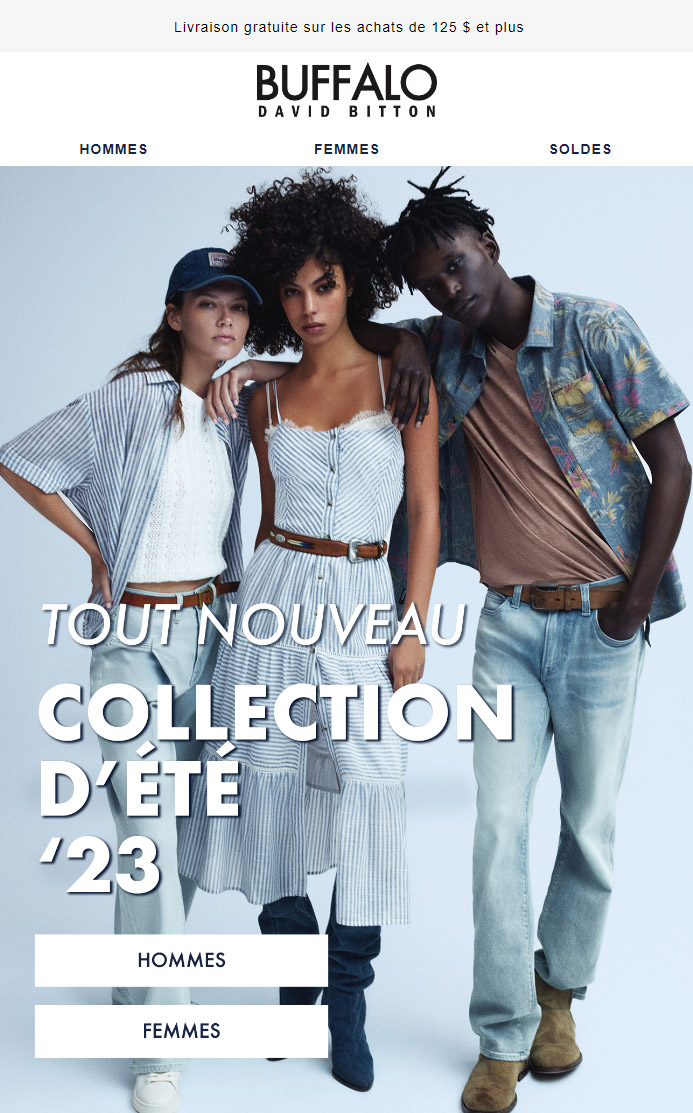 Vos Nouveaux Styles d'Été préférés sont arrivés