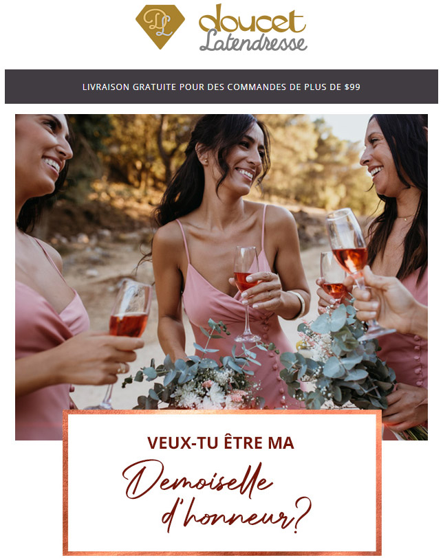 Cadeaux Uniques pour votre Demoiselle d'Honneur