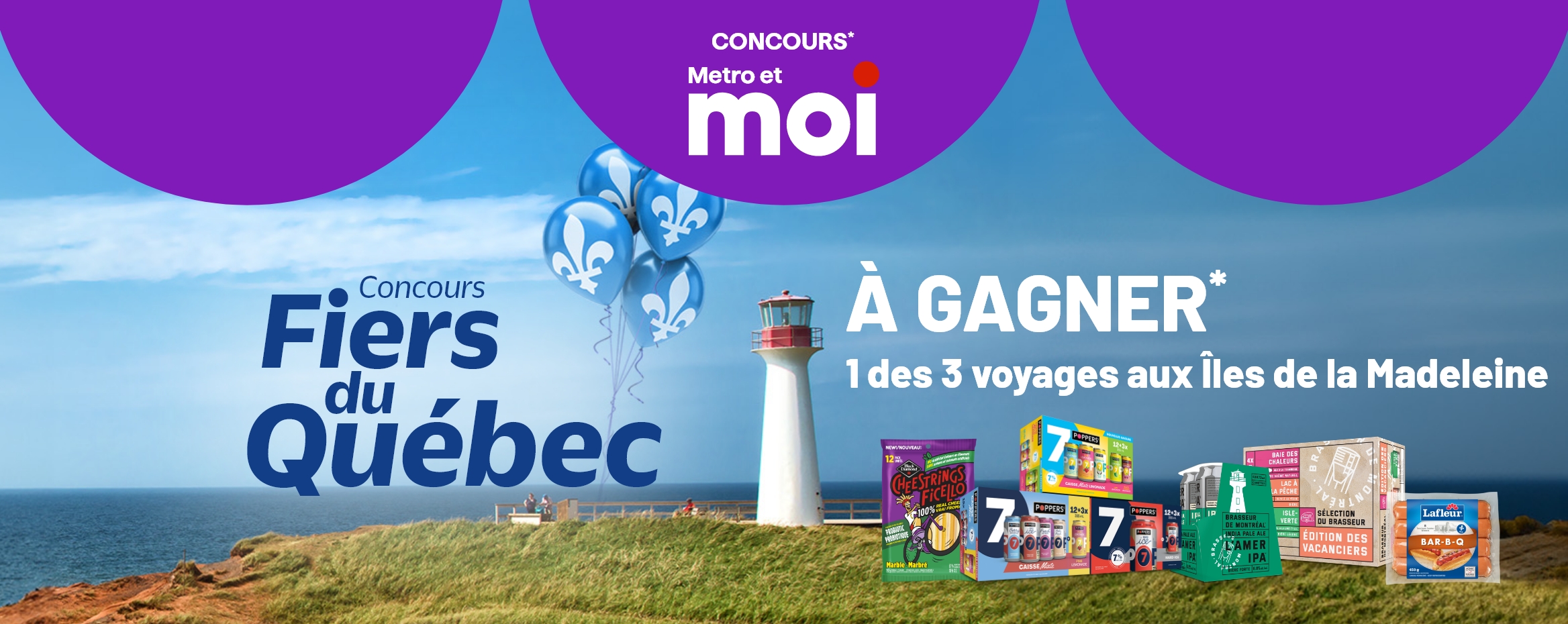 Concours Gagnez 1 des 3 voyages aux Îles de la Madeleine!