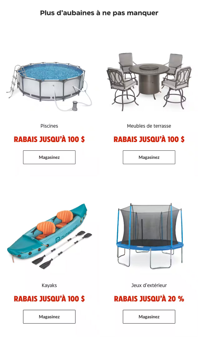 Rabais sur les Cadeaux pour la Fête des Pères, les Essentiels de l’Été et plus Encore