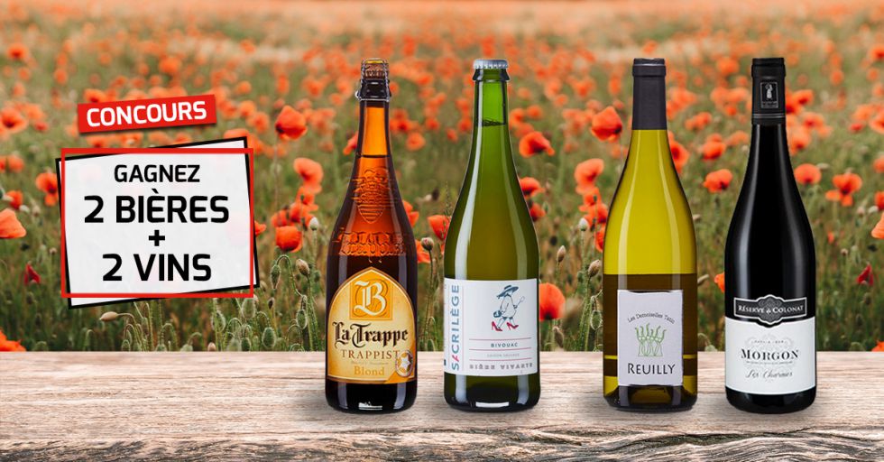 Concours Gagnez 1 coffret bière et vin !