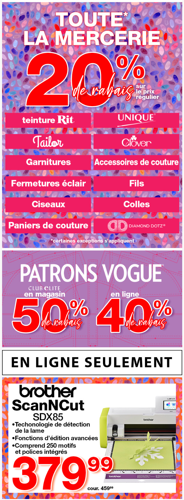 Aujourd'hui, c'est la BONNE AFFAIRE, vous ne voulez pas la manquer !