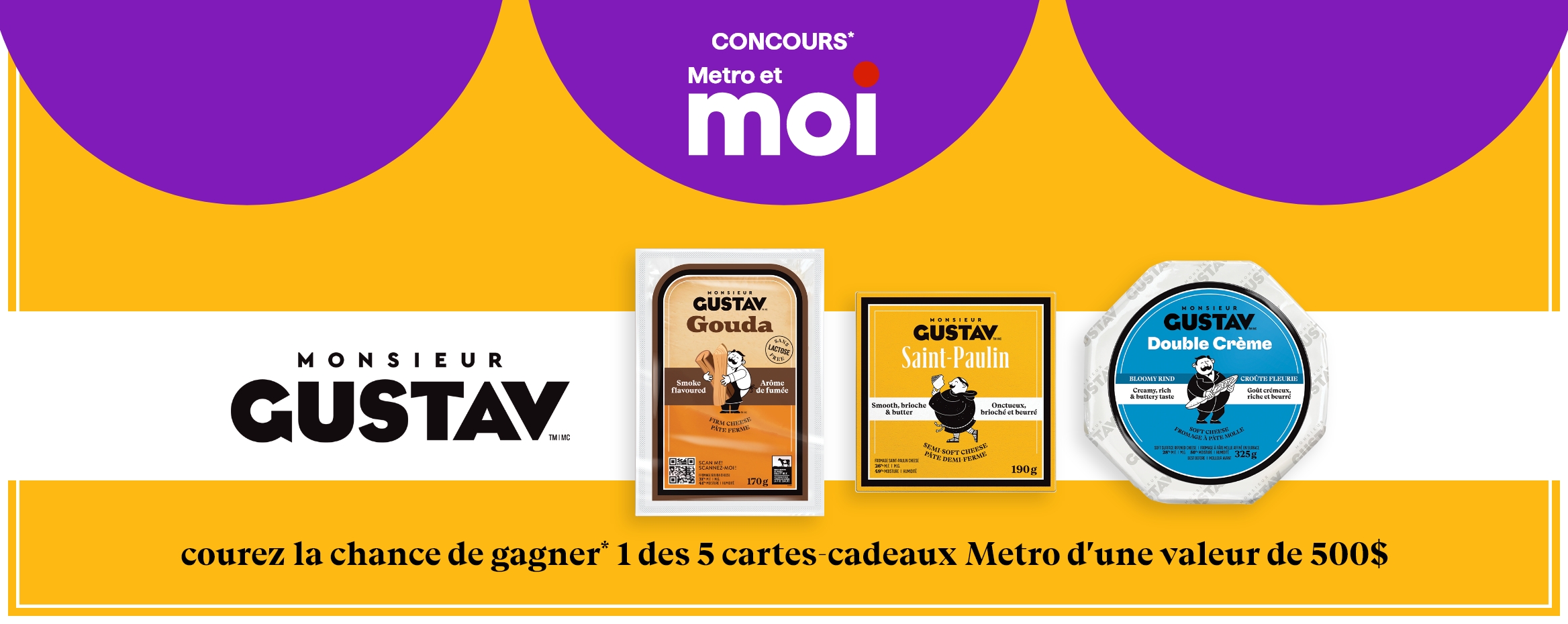 Concours Gagnez 1 des 5 cartes-cadeaux Metro d'une valeur de 500$!