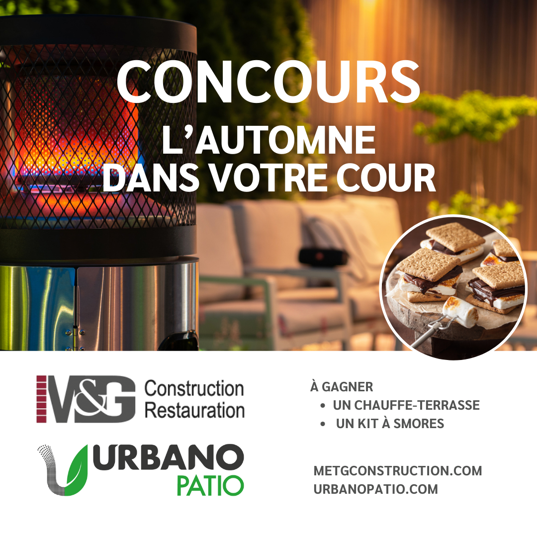 Concours Gagnez un chauffe-terrasse!