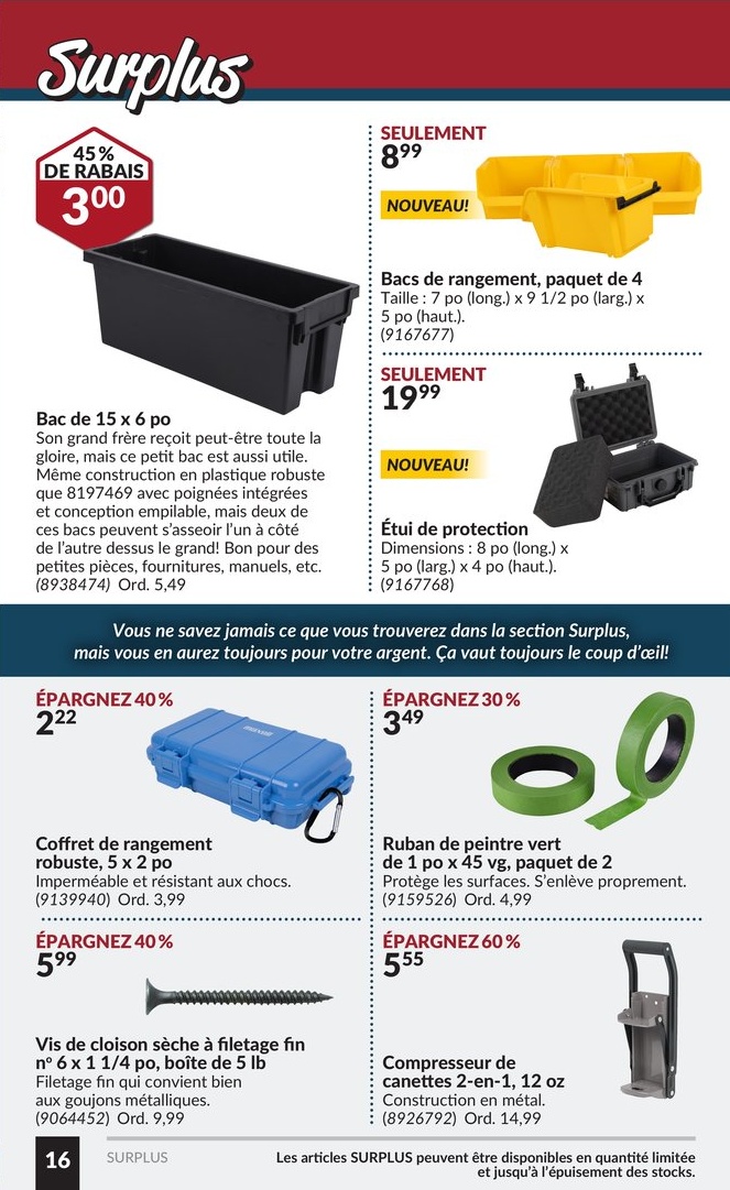 Circulaire Princess Auto - Méga Casse-coûts - Page 17