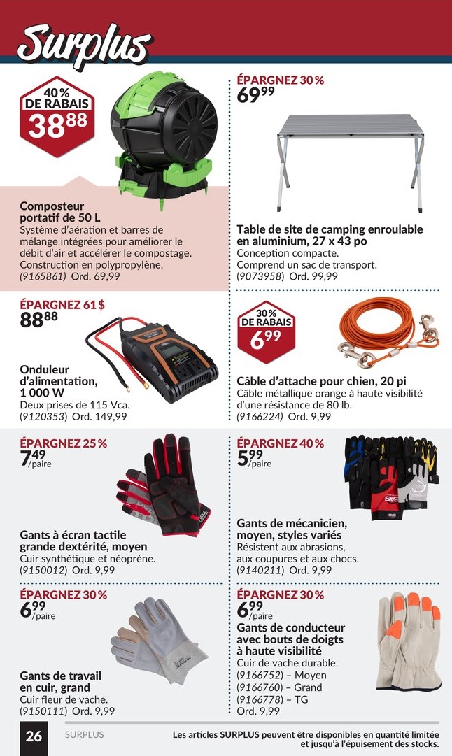 Circulaire Princess Auto - Méga Casse-coûts - Page 27