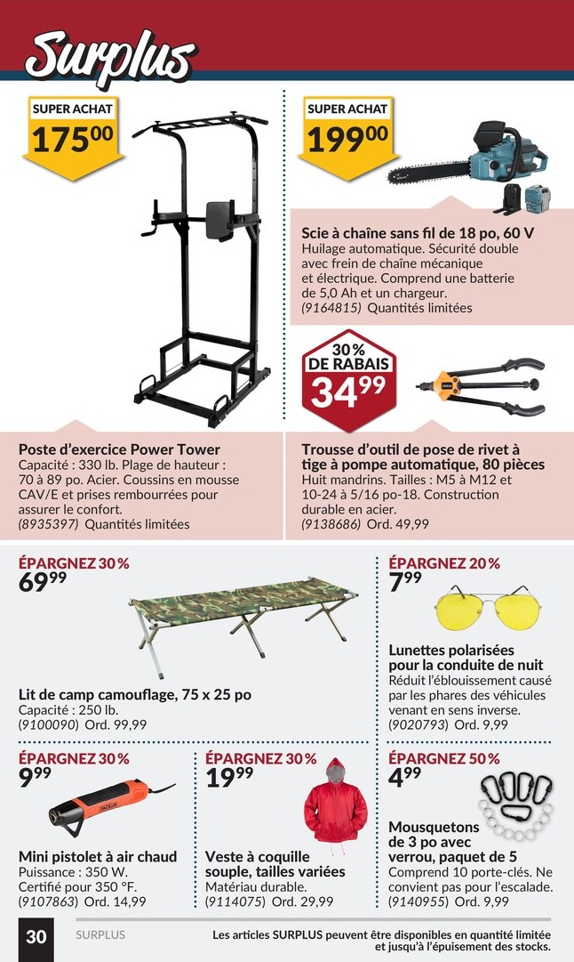 Circulaire Princess Auto - Méga Casse-coûts - Page 31