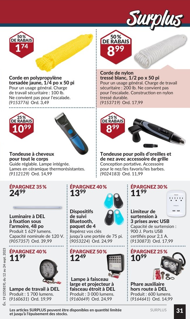Circulaire Princess Auto - Méga Casse-coûts - Page 32
