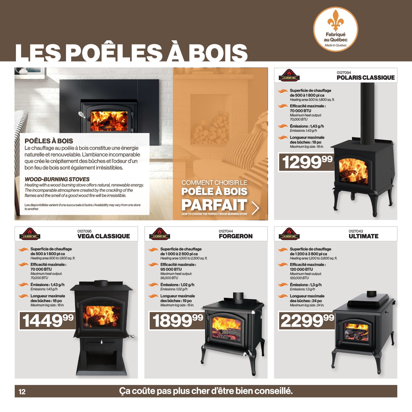 Circulaire Patrick Morin - Cahier Spécial Chauffage 2023 - Page 12