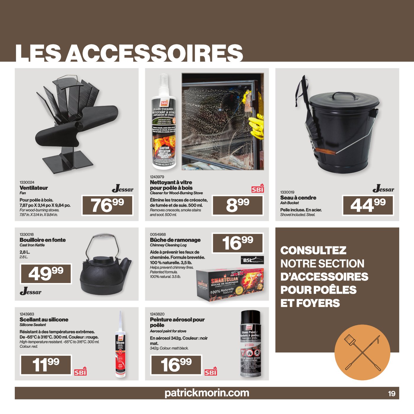 Circulaire Patrick Morin - Cahier Spécial Chauffage 2023 - Page 19
