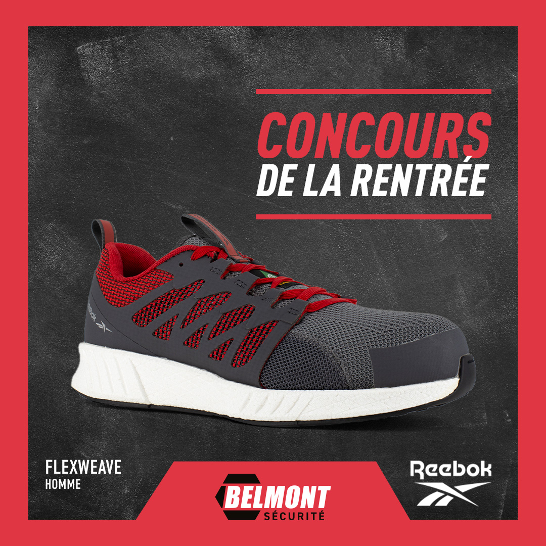 Concours Gagnez une paire de souliers Reebok Flexweave!
