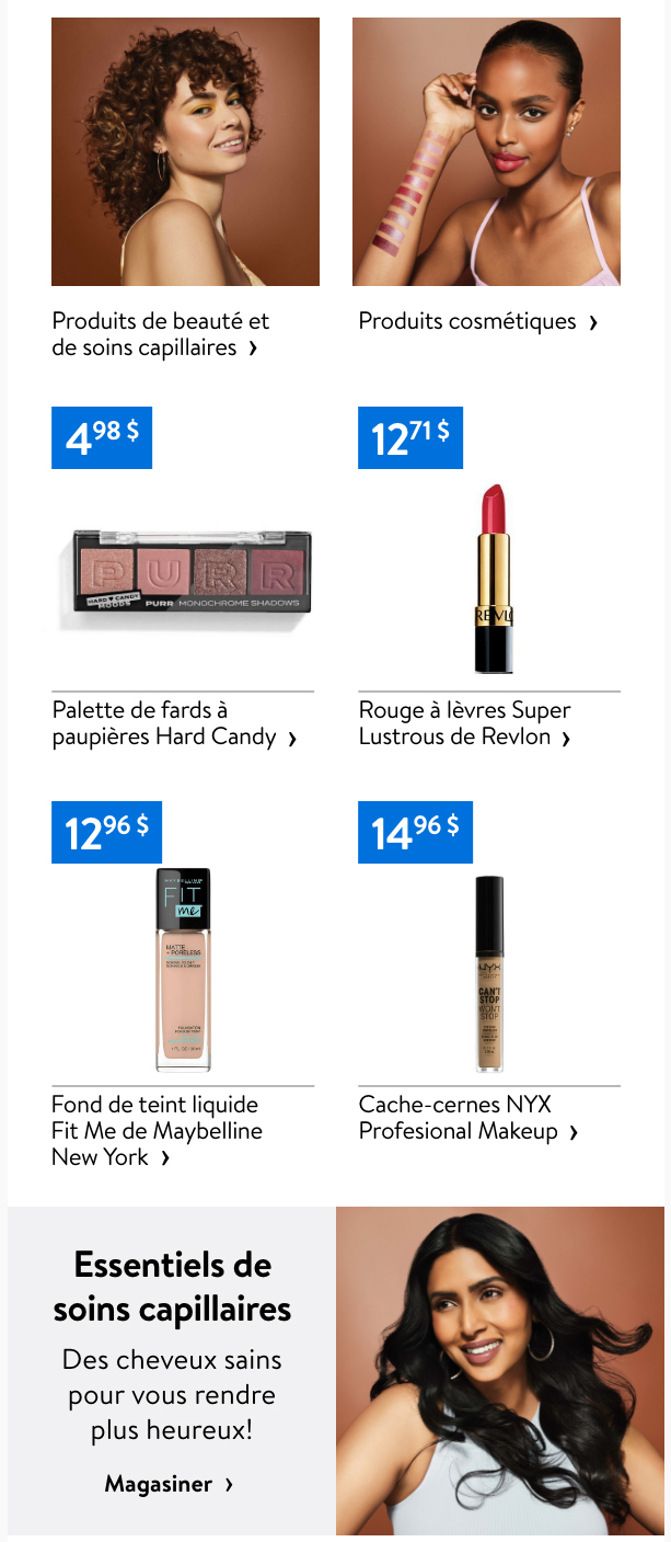 Procurez-vous des Produits d'Épicerie, de Beauté et de Soins Capillaires