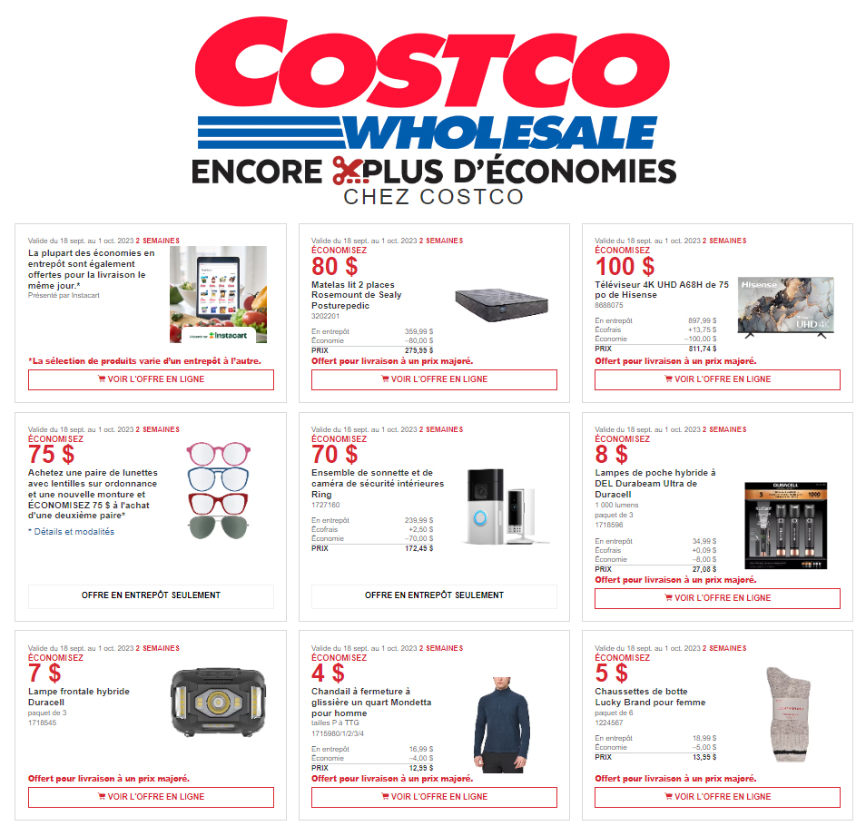 Rabais Costco - Page 1