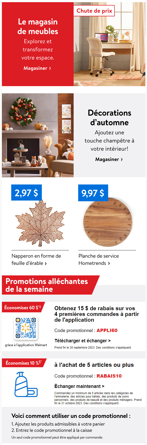 Succombez aux Économies cette Saison