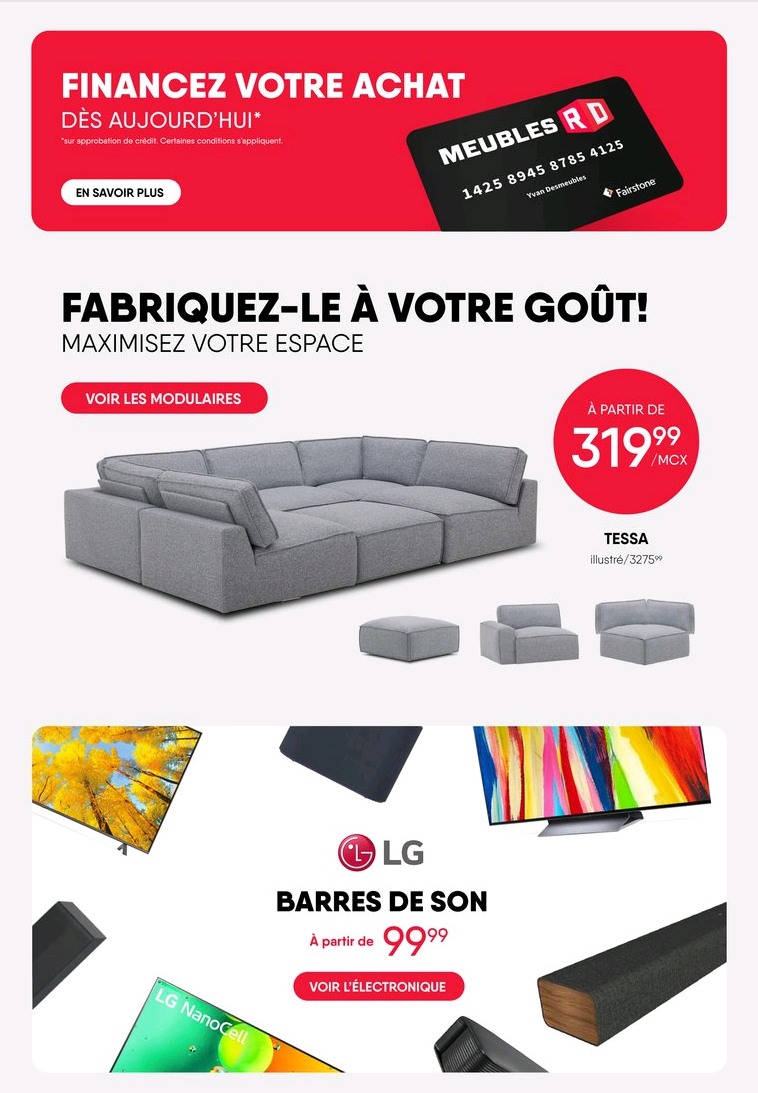 Circulaire Meubles RD