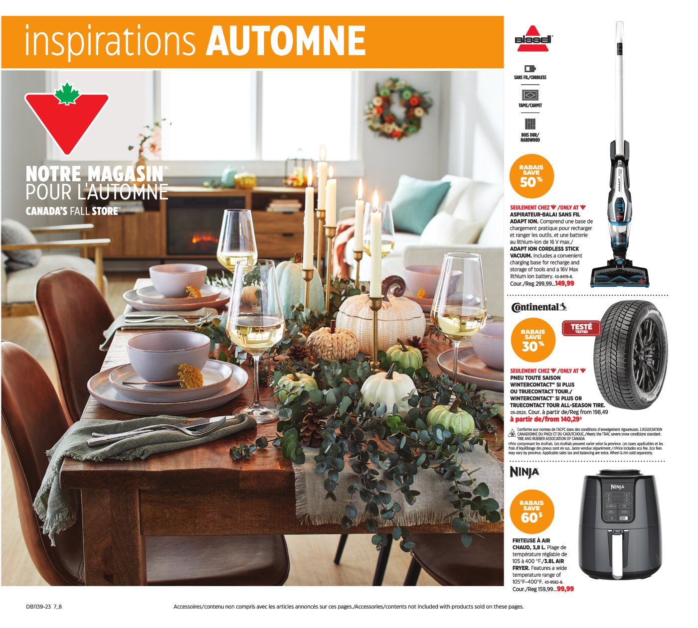 Circulaire Canadian Tire - Inspirations Automne - Page 1