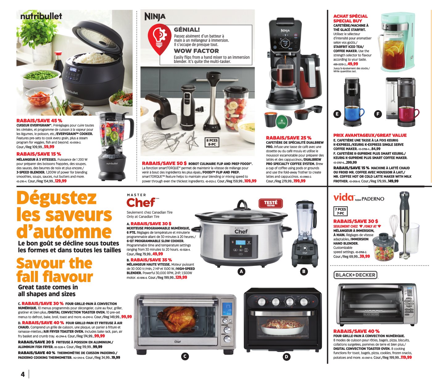 Circulaire Canadian Tire - Inspirations Automne - Page 4
