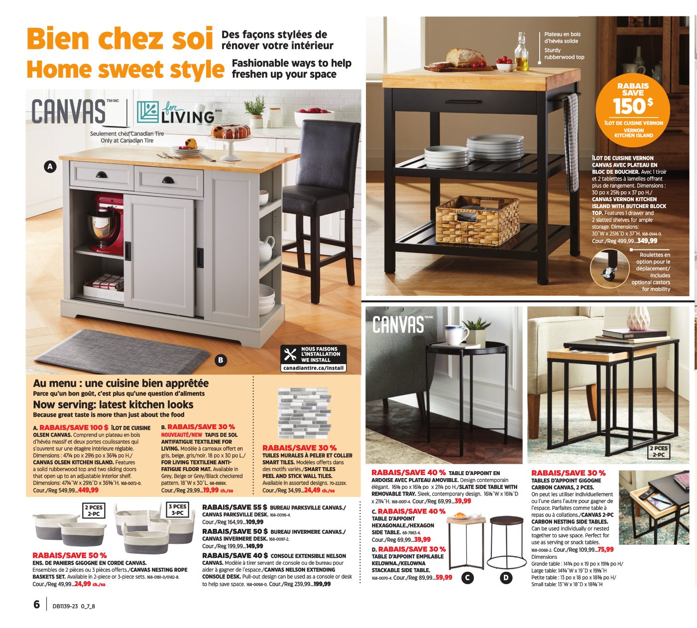 Circulaire Canadian Tire - Inspirations Automne - Page 6