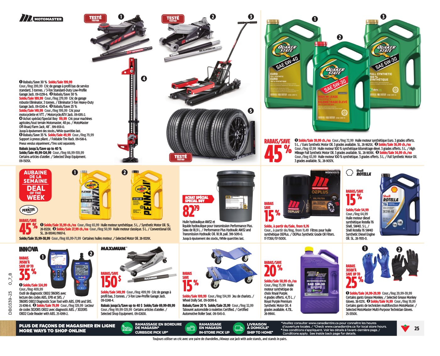 Circulaire Canadian Tire - Page 25