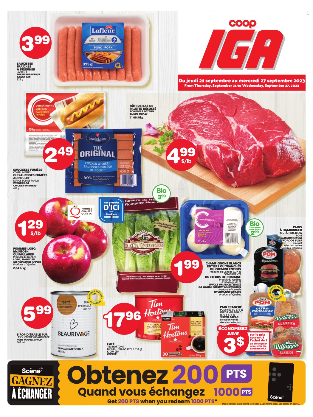 Circulaire IGA Coop - Îles de la Madeleine - Page 1
