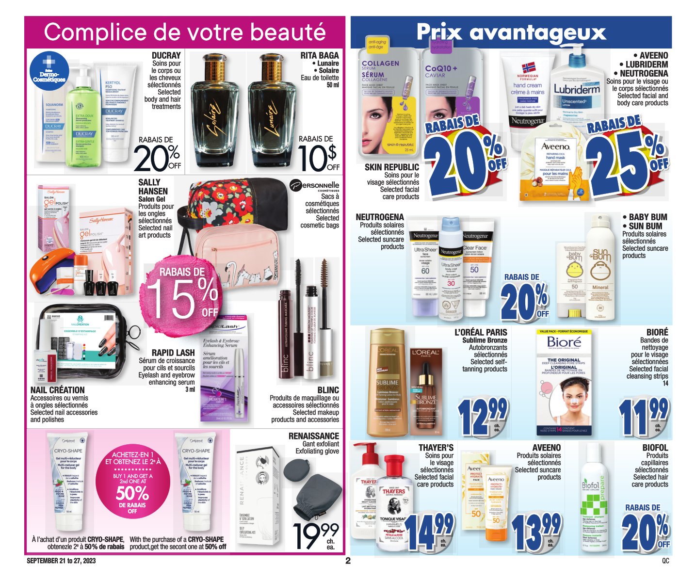 Circulaire Jean Coutu - Encore Plus de Rabais - Page 2