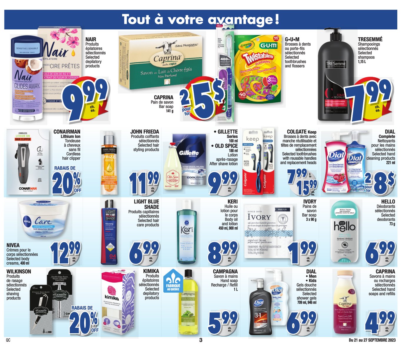 Circulaire Jean Coutu - Encore Plus de Rabais - Page 3