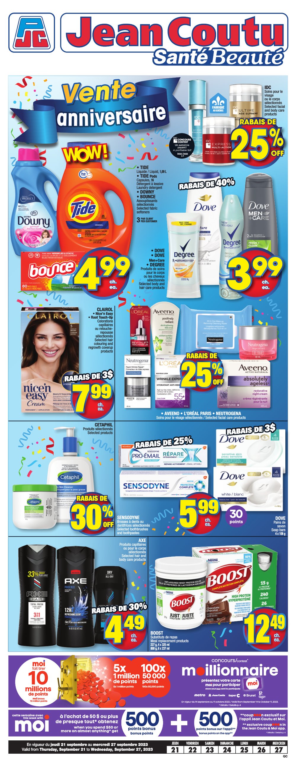 Circulaire Jean Coutu - Santé Beauté - Page 1