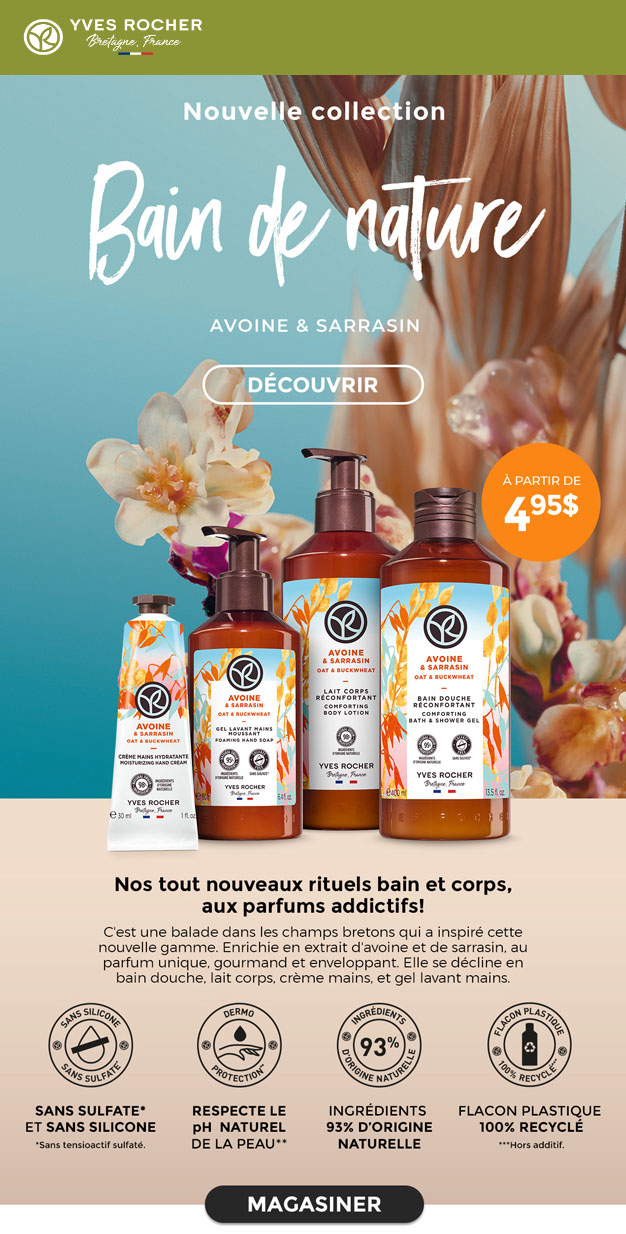 ELLE EST ARRIVÉE! Gamme Hygiène Avoine & Sarrasin