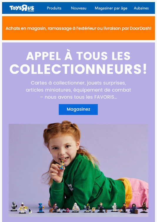 Il vous le faut? Nous l’avons! ARTICLES À COLLECTIONNER!