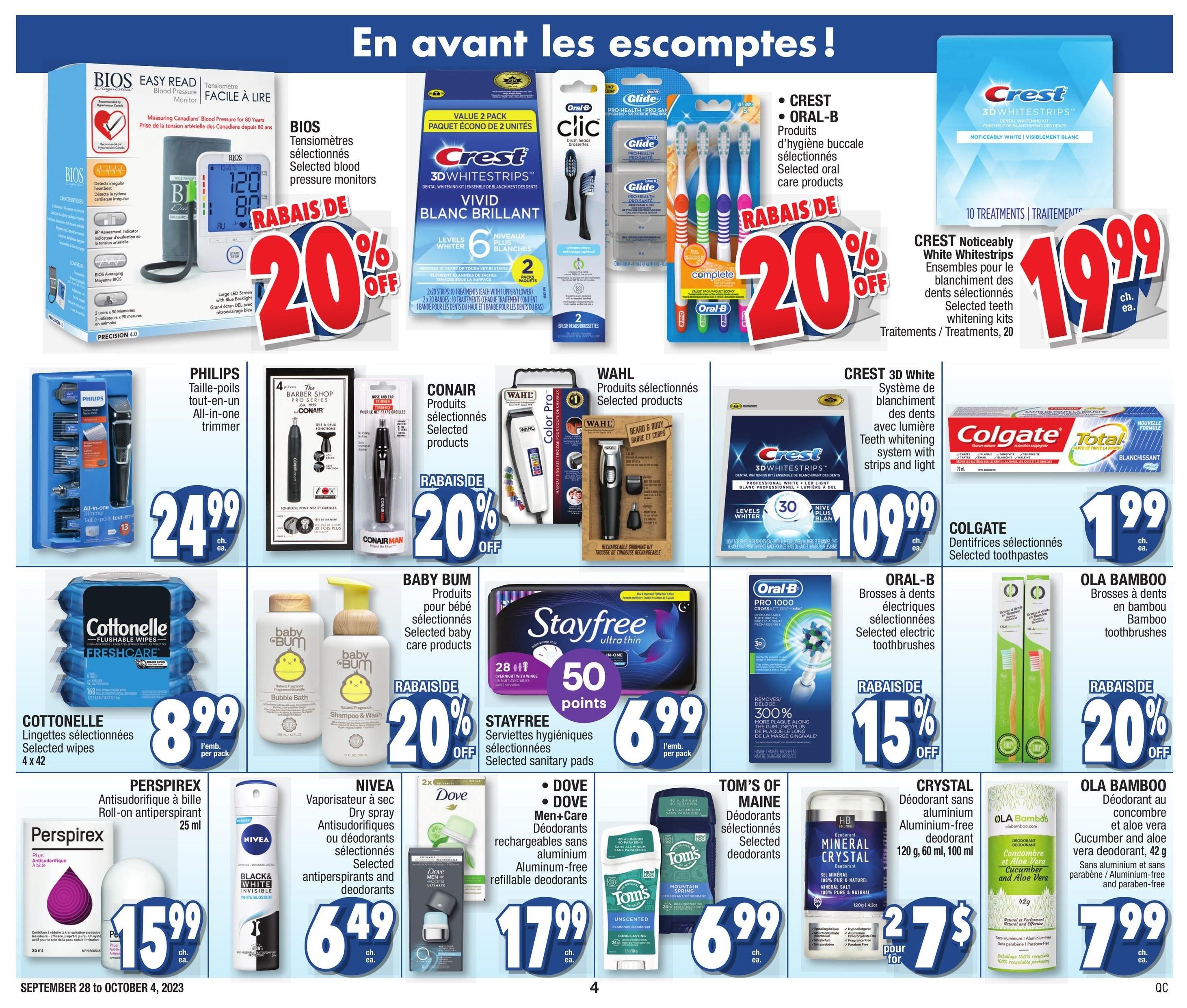 Circulaire Jean Coutu - Encore Plus de Rabais - Page 4