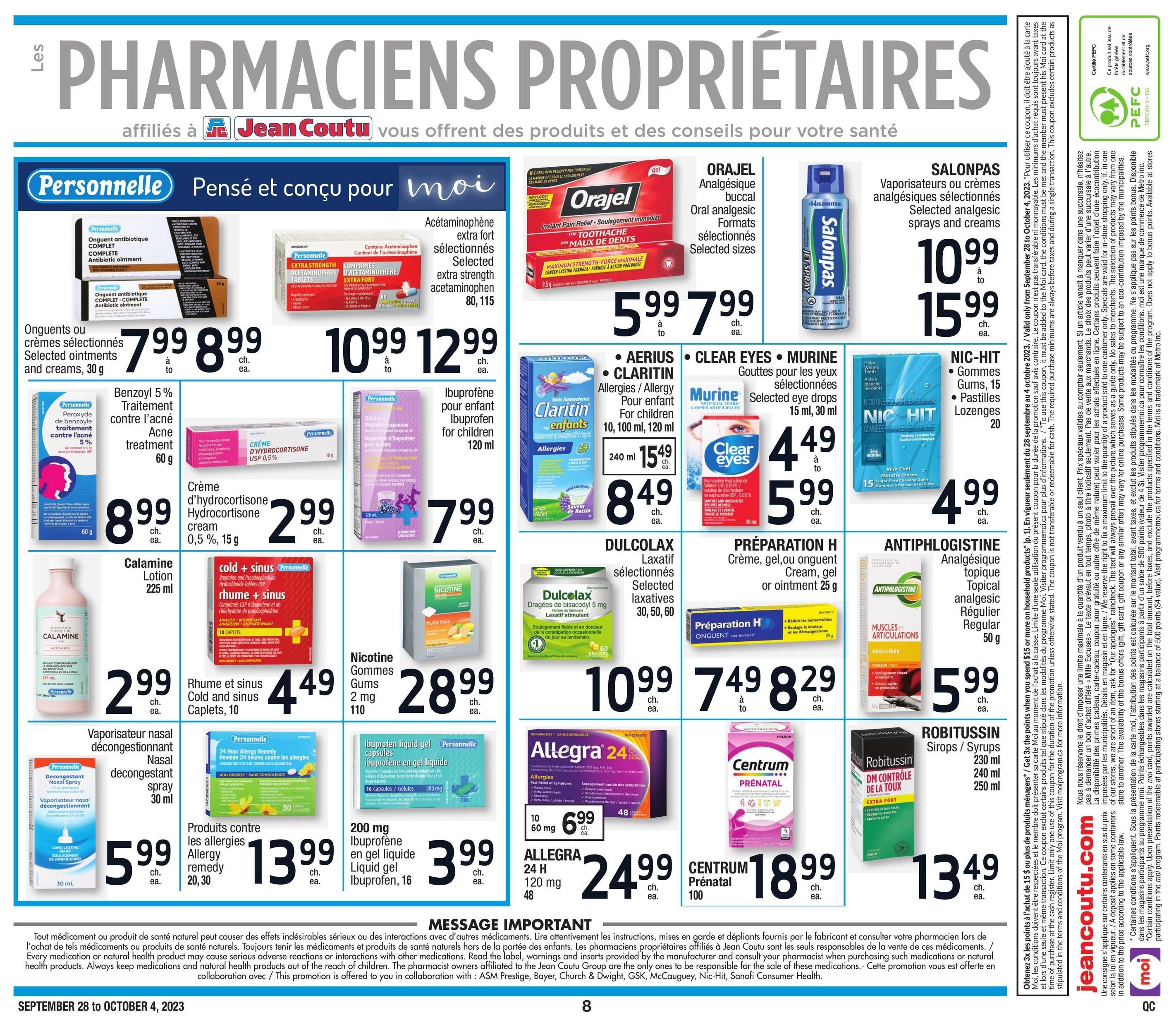 Circulaire Jean Coutu - Encore Plus de Rabais - Page 8