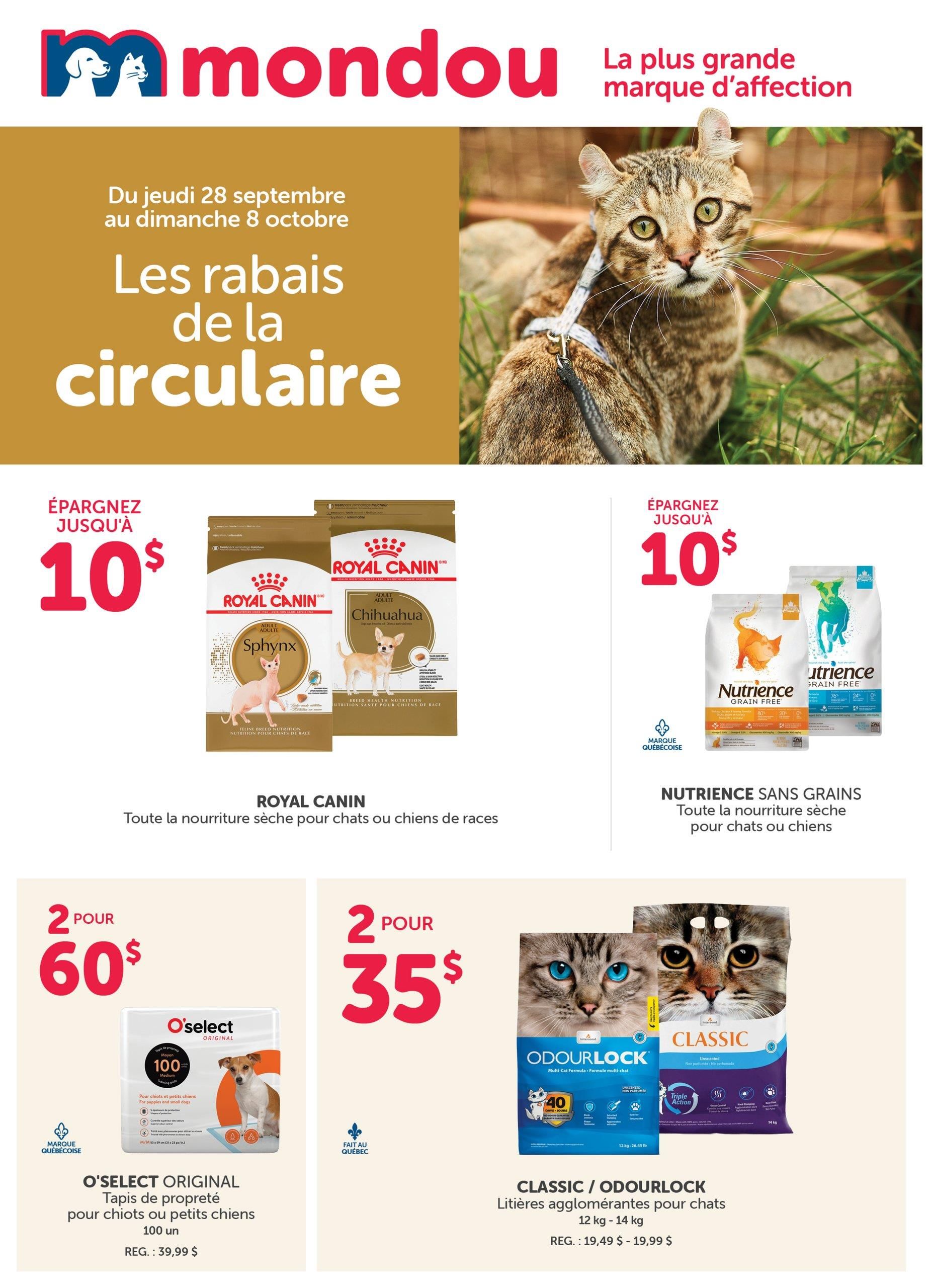Circulaire Mondou - Page 1