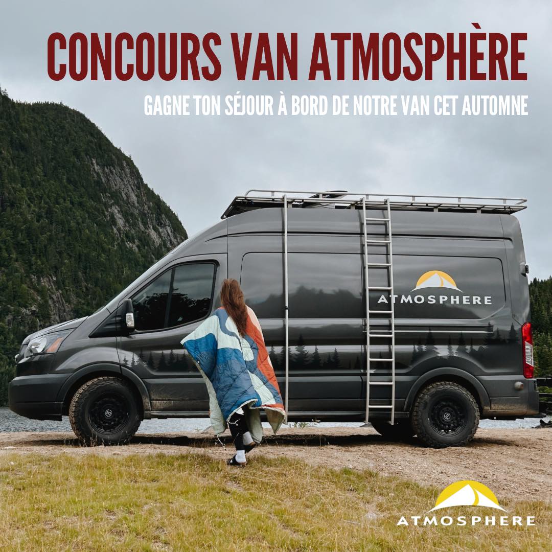 Concours Gagnez un séjour pour deux à bord de notre van Atmosphère Trois-Rivières!