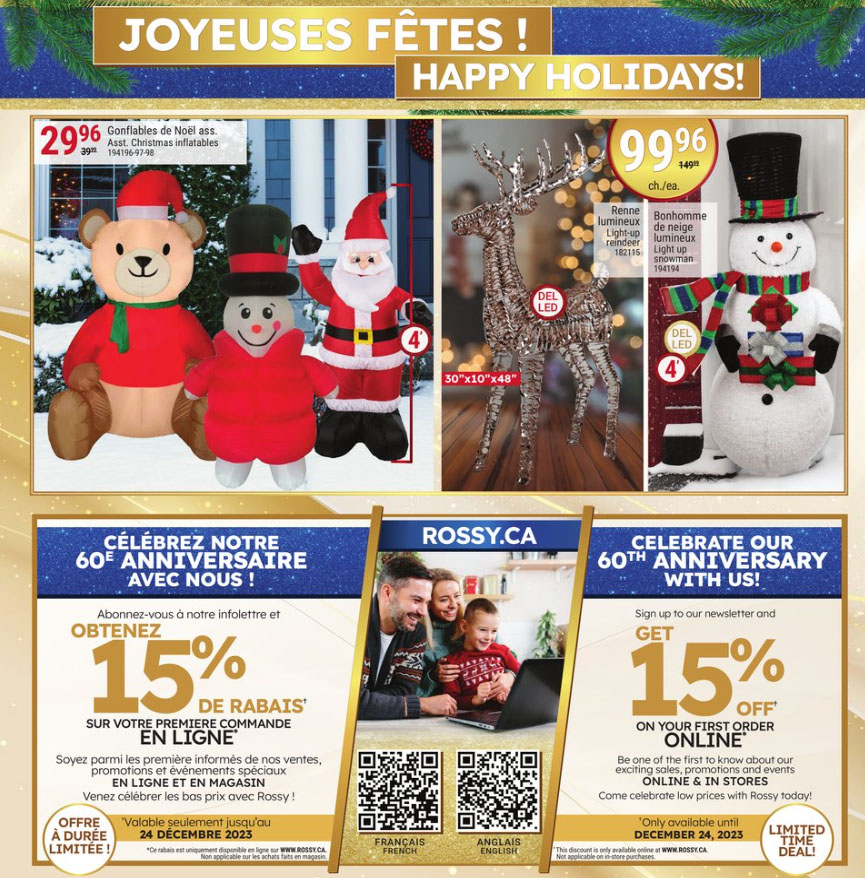 Circulaire Rossy - Catalogue de Noël 2023 - Page 24