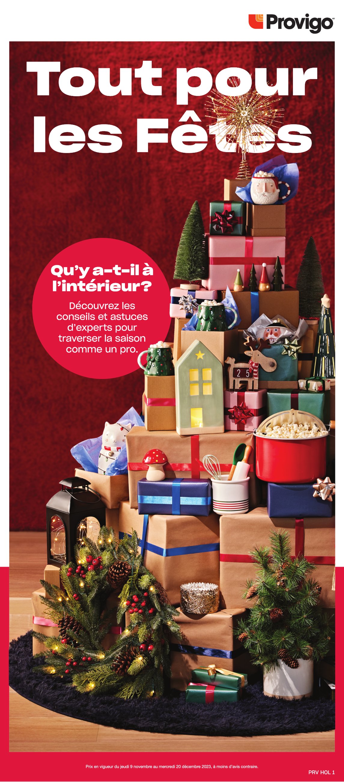 Circulaire Provigo - Tout pour les Fêtes - Page 1