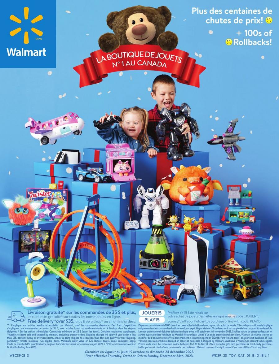 Circulaire Walmart - Livret de Jouets - Page 1