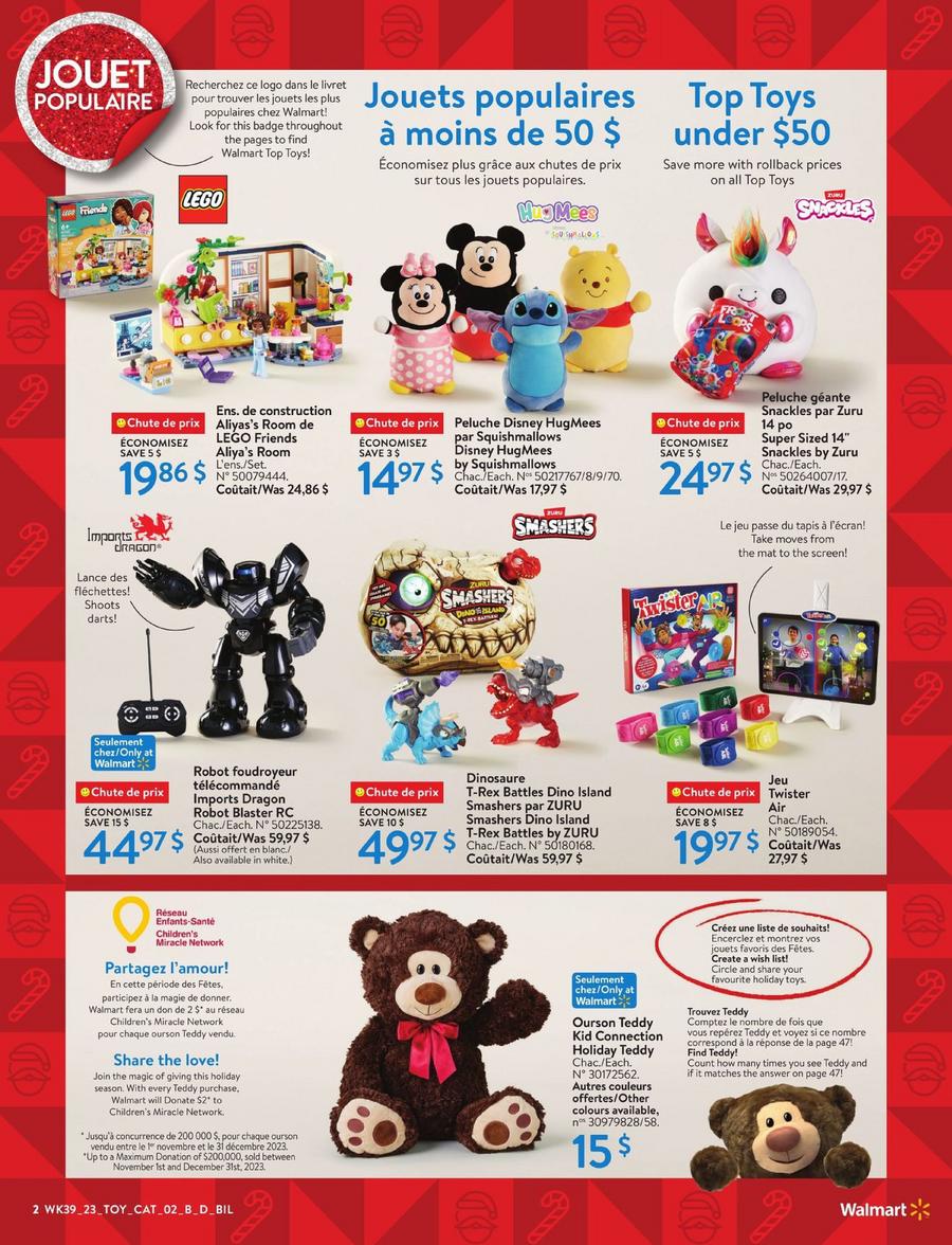 Circulaire Walmart - Livret de Jouets - Page 2