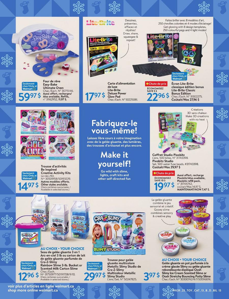 Circulaire Walmart - Livret de Jouets - Page 13