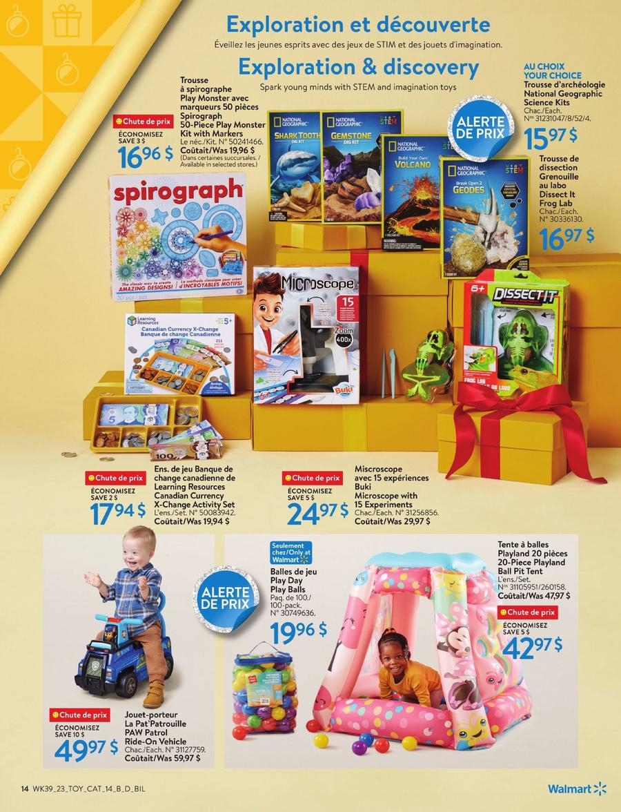 Circulaire Walmart - Livret de Jouets - Page 14